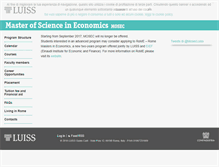 Tablet Screenshot of mosec.luiss.it