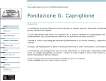 Tablet Screenshot of fondazionecapriglione.luiss.it