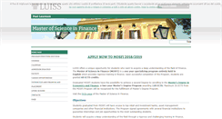 Desktop Screenshot of mosfi.luiss.it