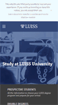 Mobile Screenshot of luiss.edu
